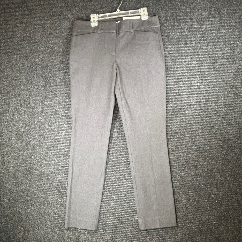 Loft Skinny‎ Ankle Pants Gray Heather Slim Fit Petite 4P NEW 27398111